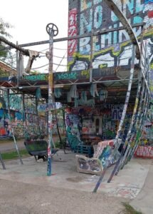 DIY Skatepark in Leipzig Plagwitz